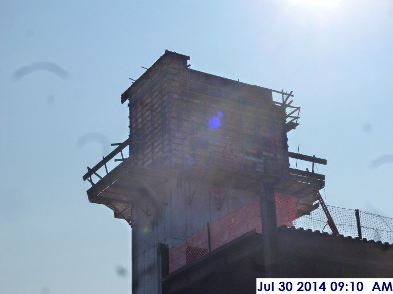 Started stripping the shear wall panels at Stair -4 (4th Floor) Facing East (800x600)